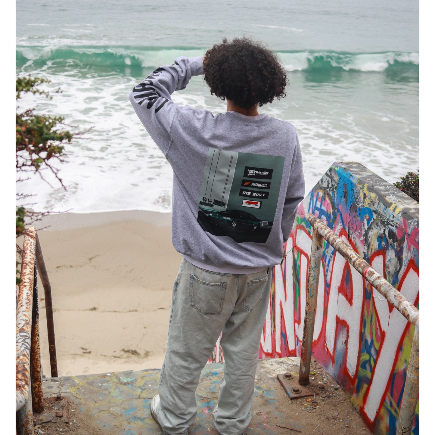 DYNO TUNED CREWNECK—GREY