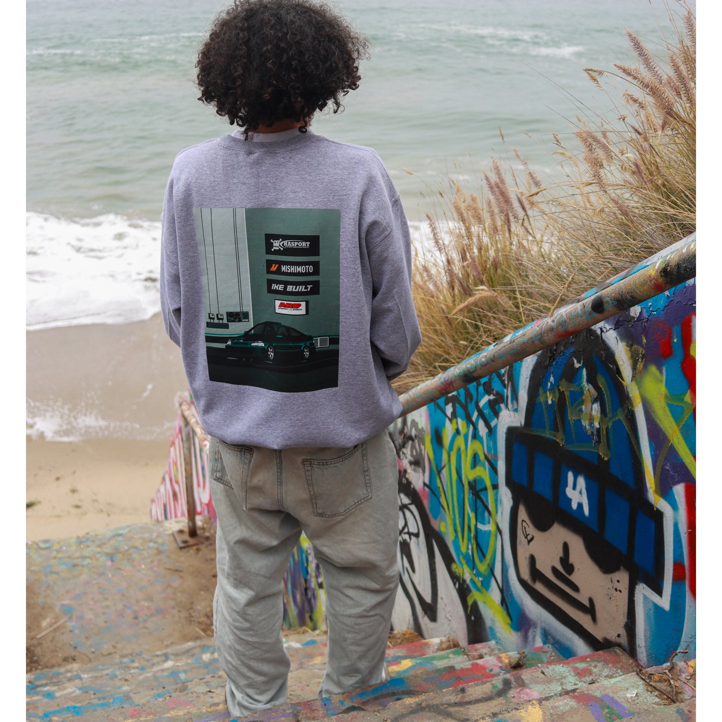 DYNO TUNED CREWNECK—GREY